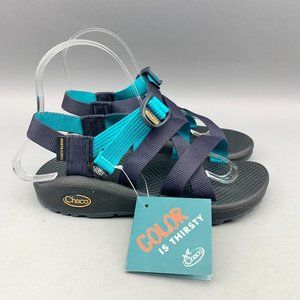 Chaco Womens Banded Z Cloud Sandals Size 7 Navy Teal JCH107540